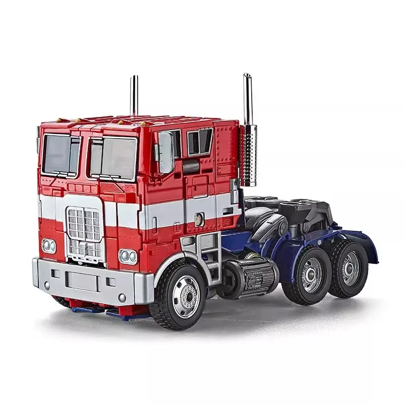 31CM Transformation Optimus Prime Robot Car Toys Truck Head Metal Weapons Suit Gold Black Autobots Action Figure Model Toys Gift view 5