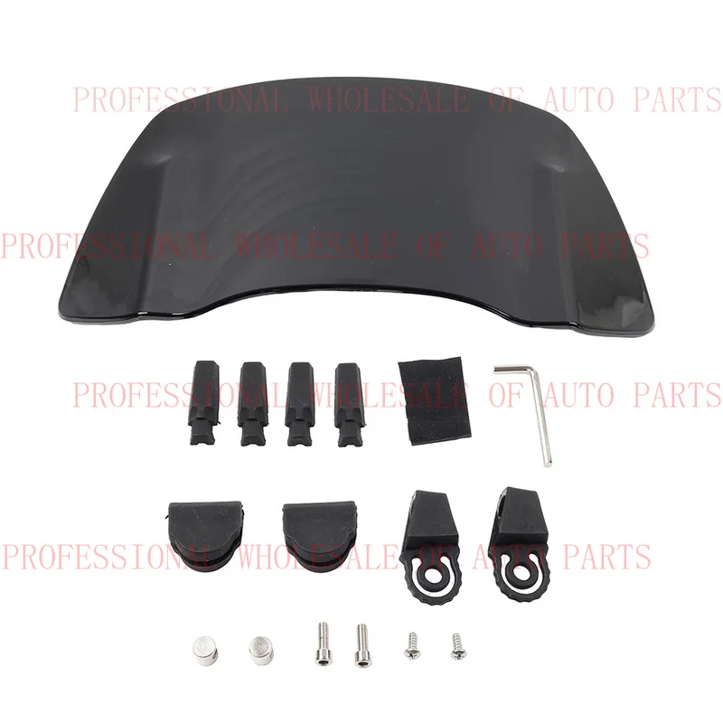 V+ V+ Windshield Extension for Motorcycle, Adjustable Clip-On Spoiler