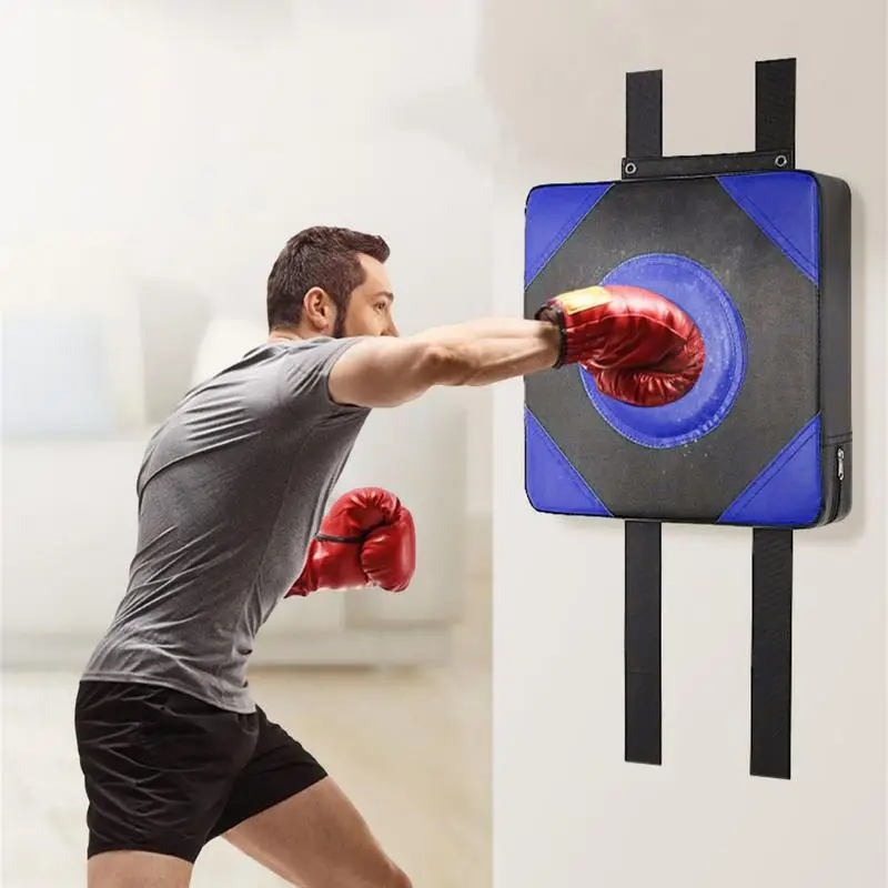 Wall Punching Pad For Boxing Wall Focus Target Foam Boxing Fighter Fitness Wall Punch Bag Height Adjustable Leather And High