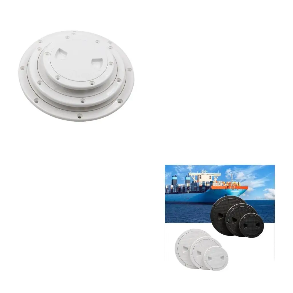  Upgrades Boat Access Hatches Cover 4/6/8 Inch ABS Round Inspection Deck Plate