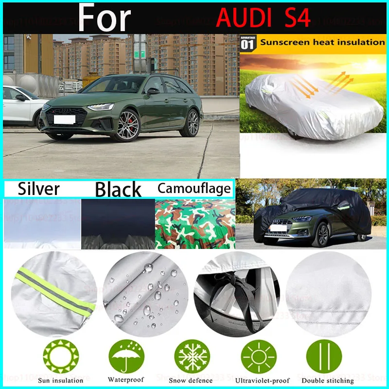 

Waterproof Car Covers All-season Car CoverDustproof Snowproof and UV-resistant for Audi S4