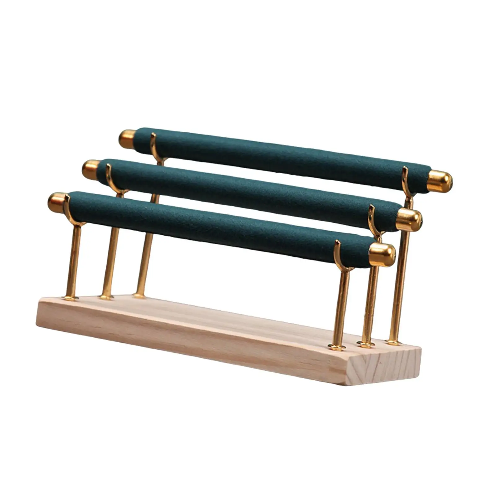 Jewelry Storage Organizer Rings Display Stand Removable Sponge Stick Tray Multipurpose for Home Store