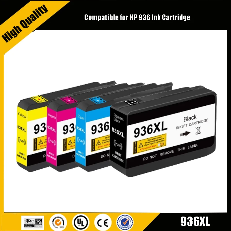 

einkshop 936XL Ink Cartridge Compatible for HP936 for HP936 XL For HP officejet officejet Pro 9730 9110b 9120 9130 9720 printer