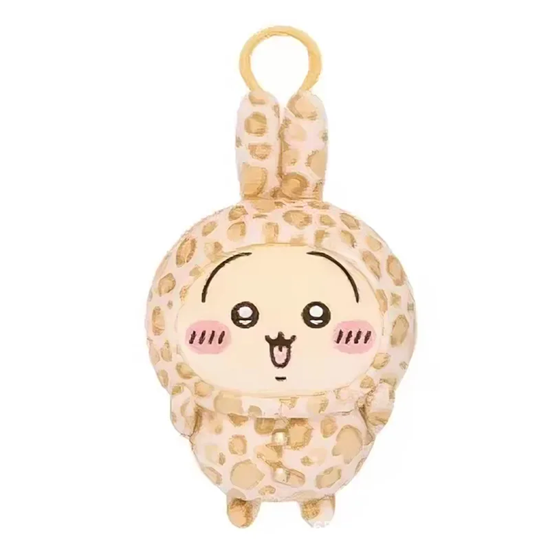 Leopard Print Usagi Chiikawa Hachiware Momonga Penguin Plush Pendant Backpack Ornament Gift For Teen Girls Daily Bag Accessory view 2