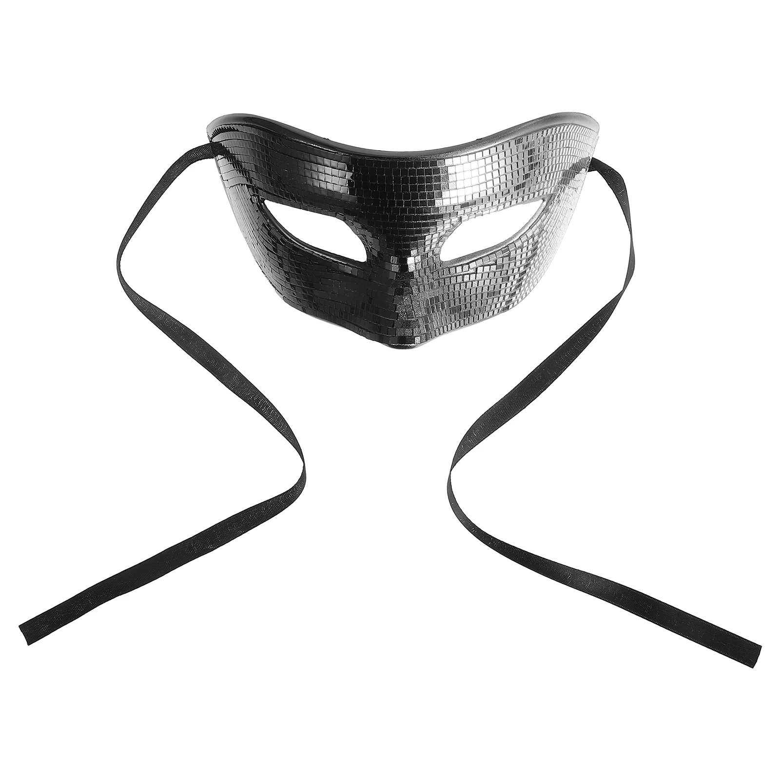 

Disco Mirror Mask Unique Shiny Reflective Design Perfect Masquerade Party Halloween Festival Accessory for Men Women