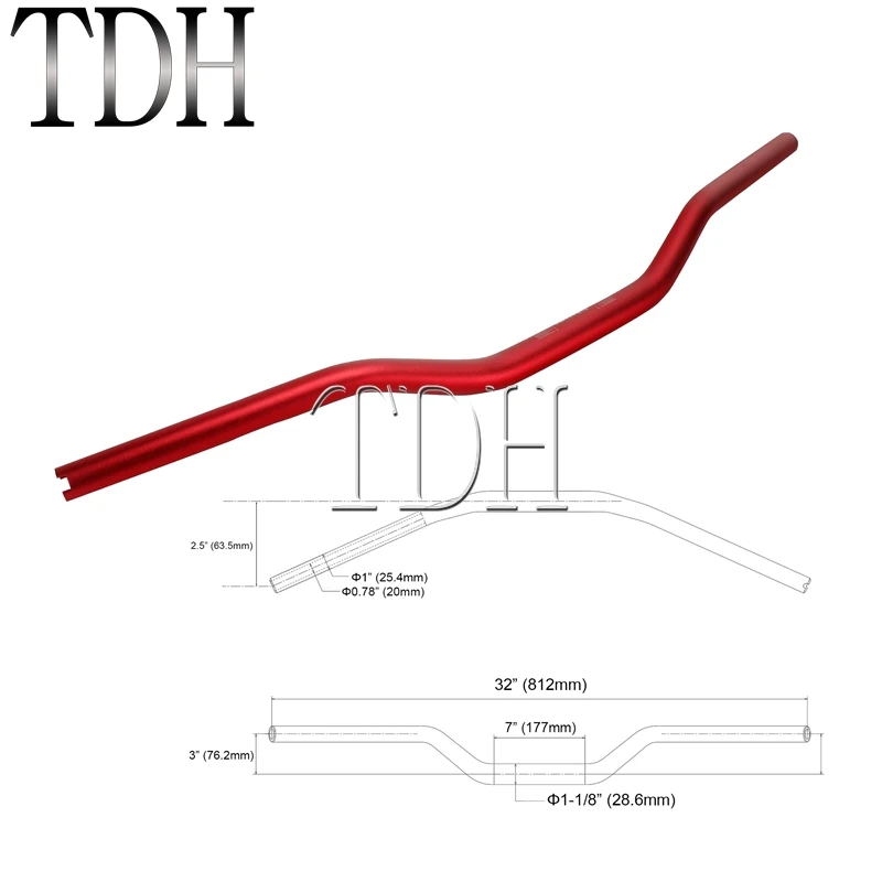 Moto 1 "25Mm 28Mm 32Mm 38Mm Handle Bar Cnc Billet Tracker Stuur Pullback Bars Voor harley Sportster XL883 XL1200 Xl 883 Dyna