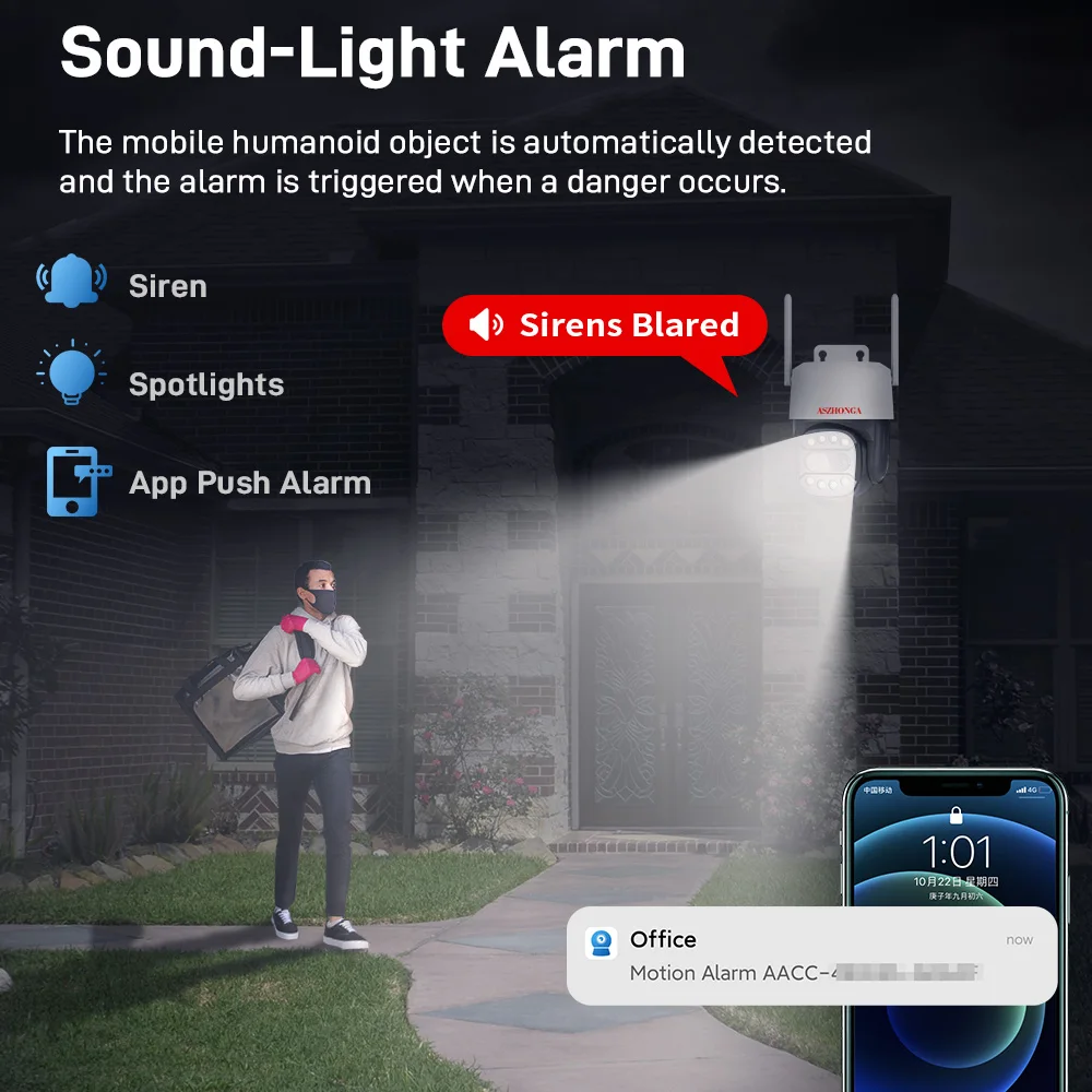 Imagem -02 - Câmera de Vigilância sem Fio ao ar Livre Lente Dupla Detecção Humana Automática Proteção de Segurança hd Ptz ip 8mp 4g