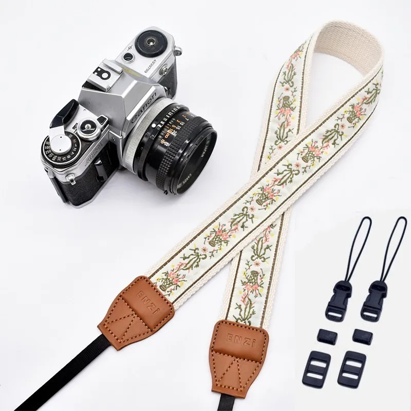 Digital Camera Pressure Relief Shoulder Strap For Micro Single Canon Fuji Crossbody Bag Lashing Retro Art Quick Release Strap