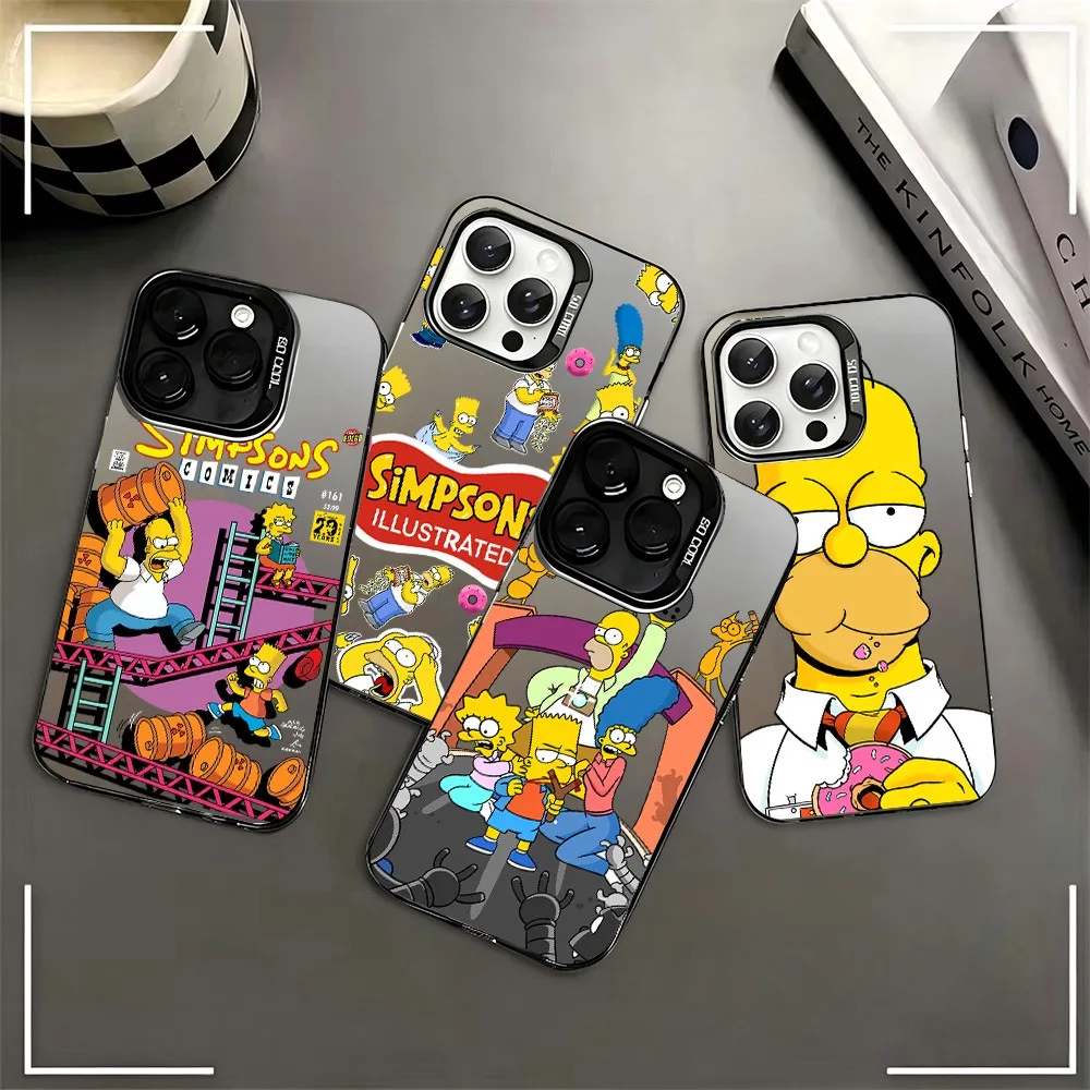 Cute The S-Simpsons Phone Case for Samsung Galaxy S26 S25 S24 S23 S22 S21 S20 Note20 FE Ultra Edge Plus 4G 5G Matte