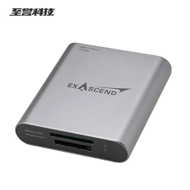 

EXASCEND CFexpress Type A Card and SD Card Reader 2 in 1 CFA Card Reader Up to 1000Mb/s USB3.2 Type-C READER