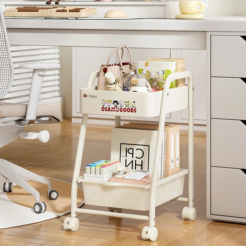 

Office Desk Storage Rack File Drawer Storage Rack Desktop Workstation Artifact Mobile Cart