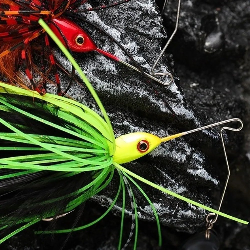 

9G Weight Spinner Bait Chatterbait Style Blade Jig Type Blade Jig Dancer Design Buzzbait Model Wobbler Pike Fishing