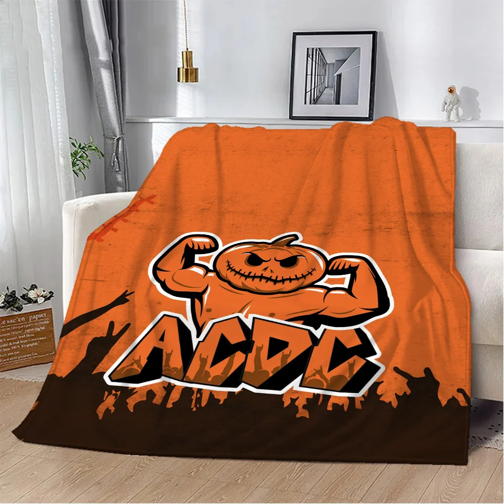 Acdc Fluffy Soft Blankets & Throw Blanket Home Interior Knitted Plaid Beach Towel Microfiber Bedding Knee Nap King Size Bed Sofa