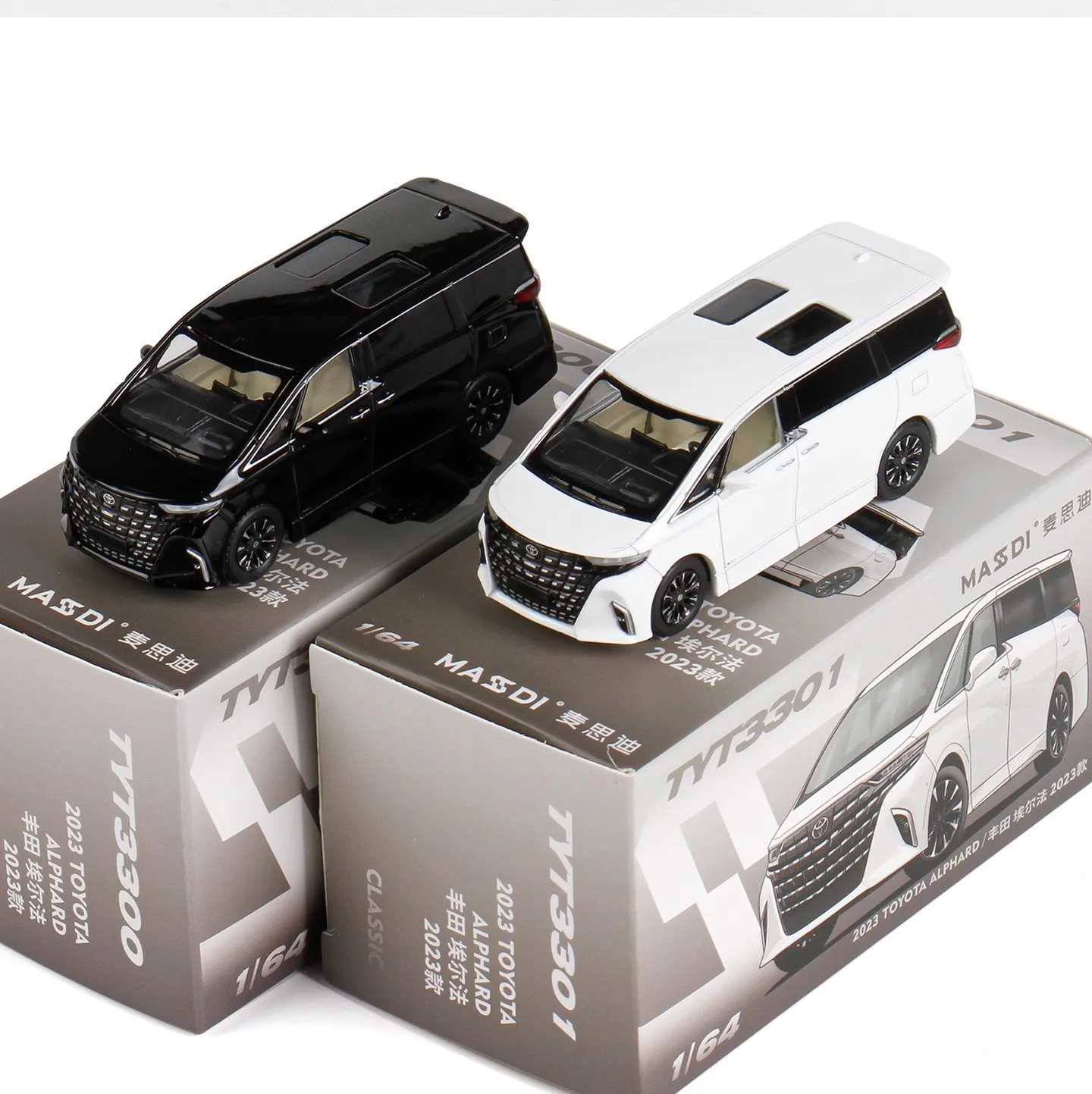 

MASSDI Model 1: 64 ALPHARD Model Car Collectible Alloy Car Model