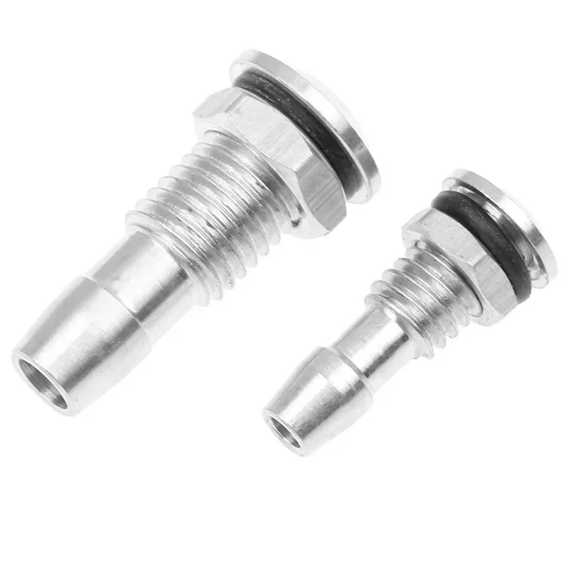 DELAM-2 Pcs Aluminum RC Boat Water Outlets Thread With O-Ring Screws For RC Boat For Motor Cooling