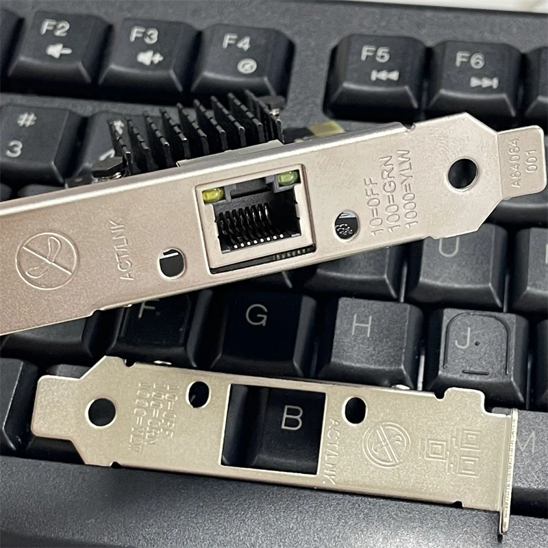 Tarjeta de red PCI Express X1 a Puerto RJ45, 2,5 Gb, Gigabit, Ethenet, 2500Mbps, Chip RTL8125BG, tarjeta LAN PCIE + soporte bajo