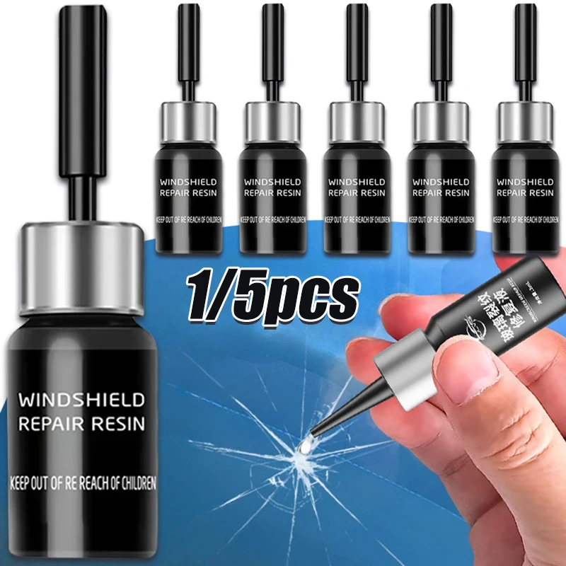 

Car Windshield Glass Cracked Repair Agent Window Glass Scratch Nano Repairing Set Crack Restore Traceless Curing Glue Tools