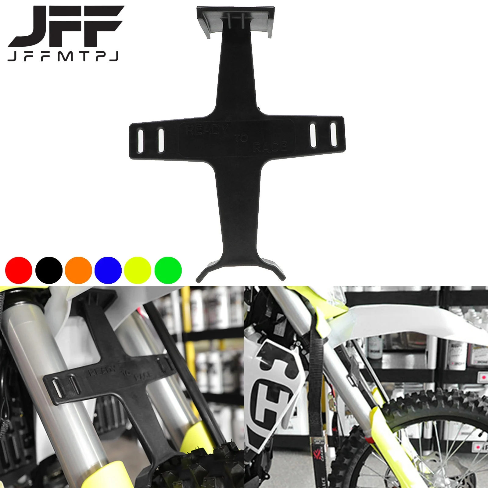 ABS Transportation Protector Motocross Glossy Finish Brace Fork Support Motorcycle Block Enduro Seal Savers Accessaries Guard
