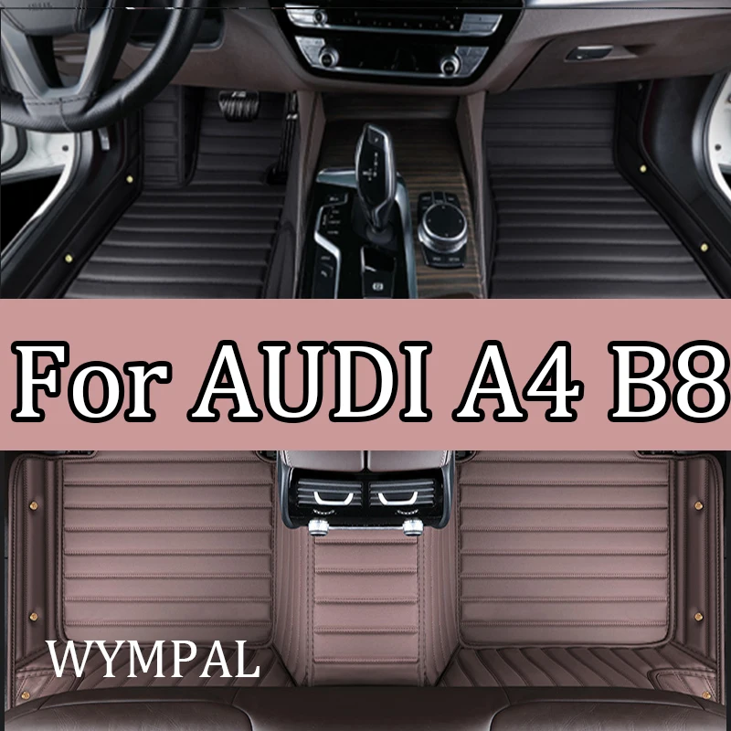 

Luxury Car floor mats for AUDI A4 B8 Allroad/Avant/Sedan 2010 2011 2012 2013 2014 2015 2016 Custom foot Pads automobile carpet