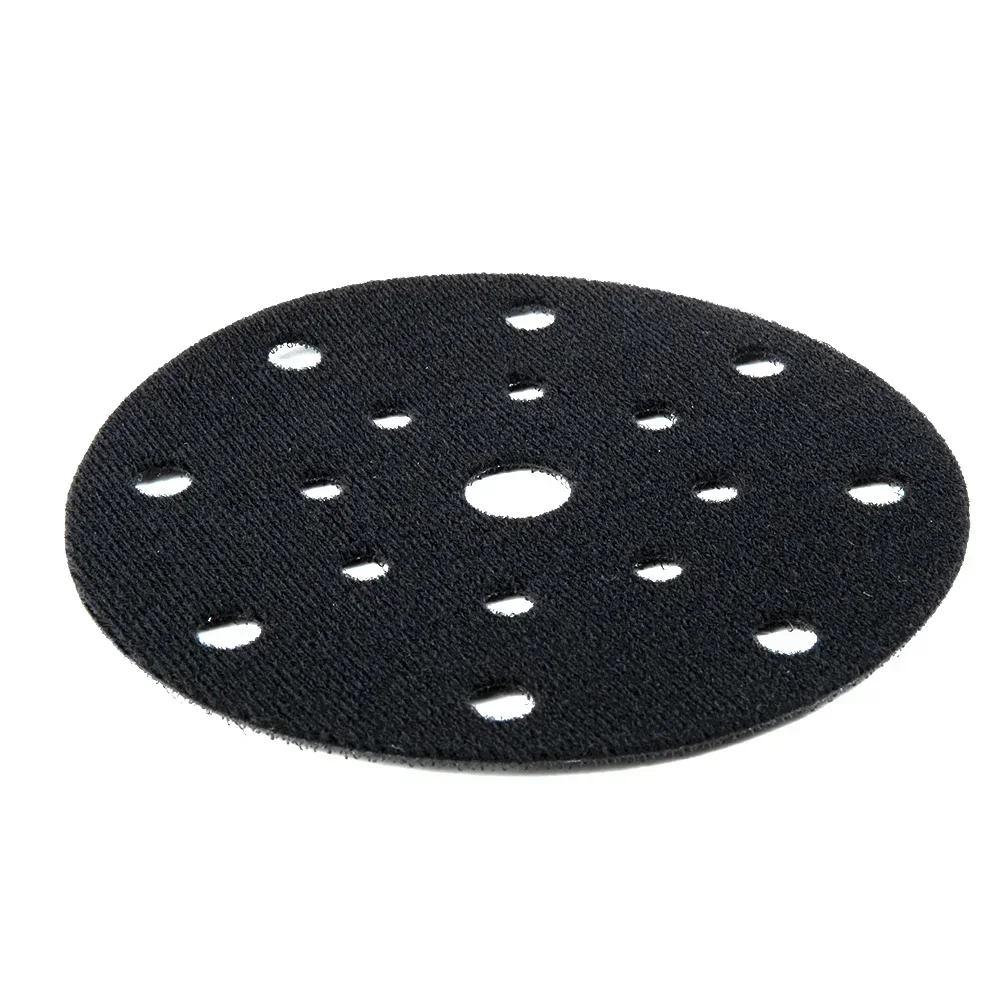 6 Inch 17 Holes Interface Pad Protection Disc 150mm For Grinder Hook And Loop Sanding Discs Thin Sponge Sanding Pad