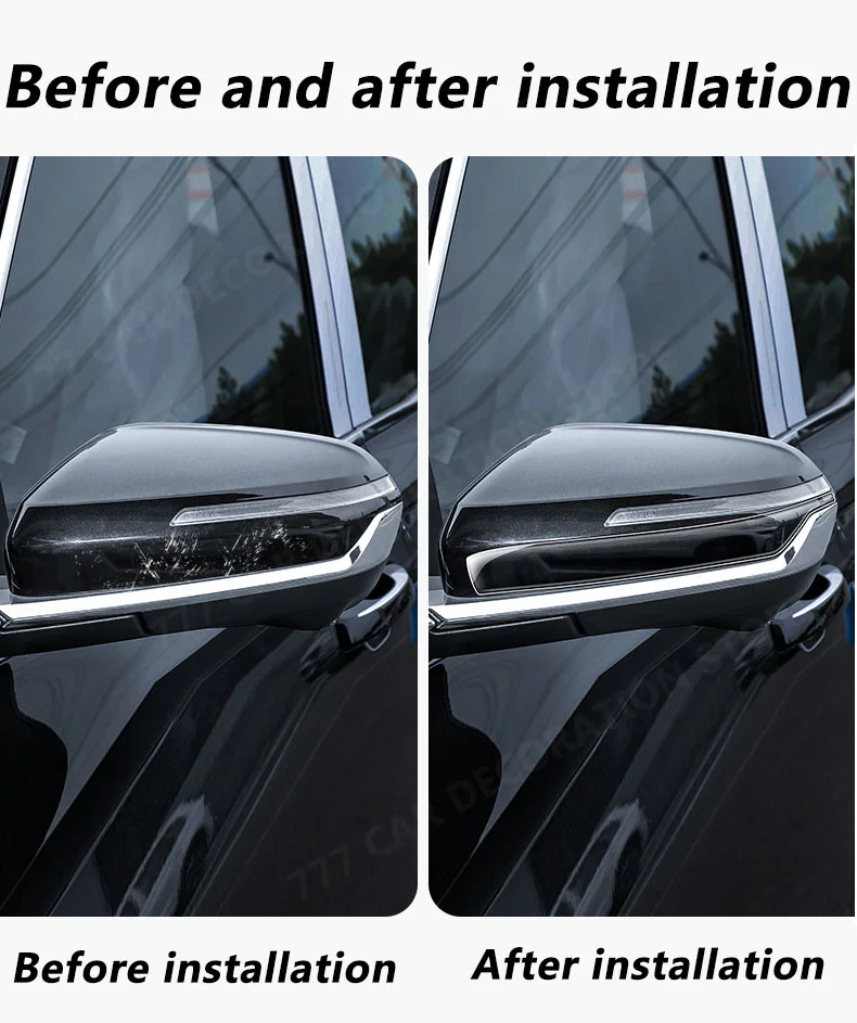 Car exterior decoration accessories, rearview mirror protective patch for GEELY Monjaro 2023 2024