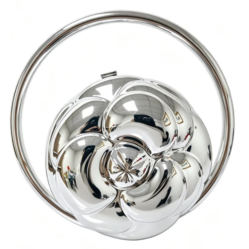 Acrylic Plated Rose Dinner Bag, Bracelet, Handbag, Women's Fashion Celebrity Banquet Bright Bread