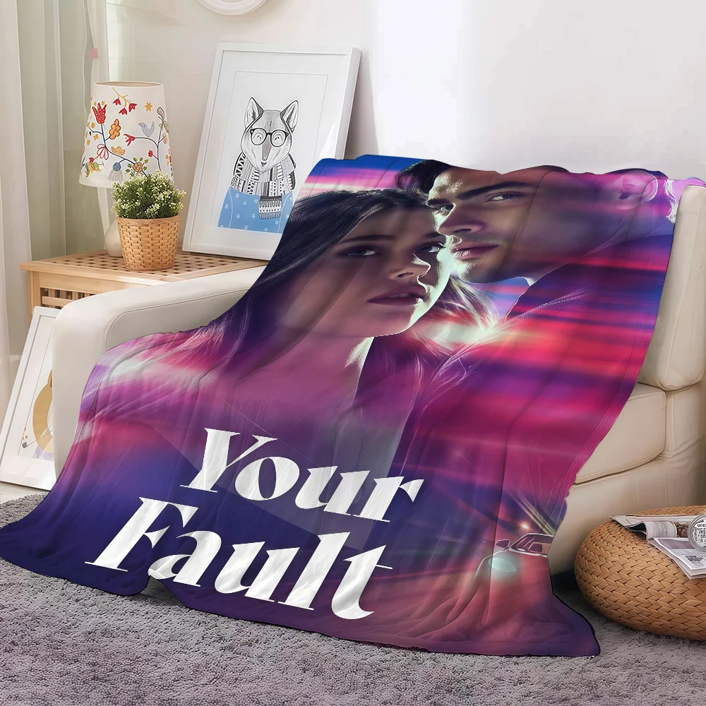 بطانية Love Movie Y-Your دافئة وناعمة مناسبة لغرفة النوم وغرفة المعيشة والأريكة والسرير والمكتب والسفر والتخييم
