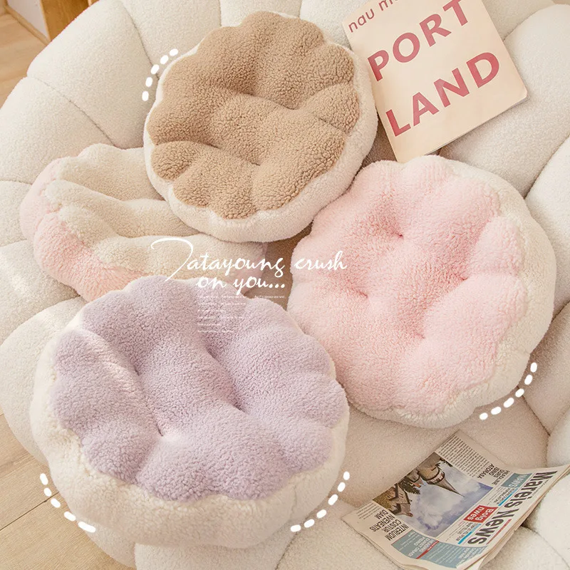 Macaron Biscuit Throw Pillow New Sofa Cushion Super Soft Seat Cushion Cute Pillow Cat Pillow Tatami Seat Cushion