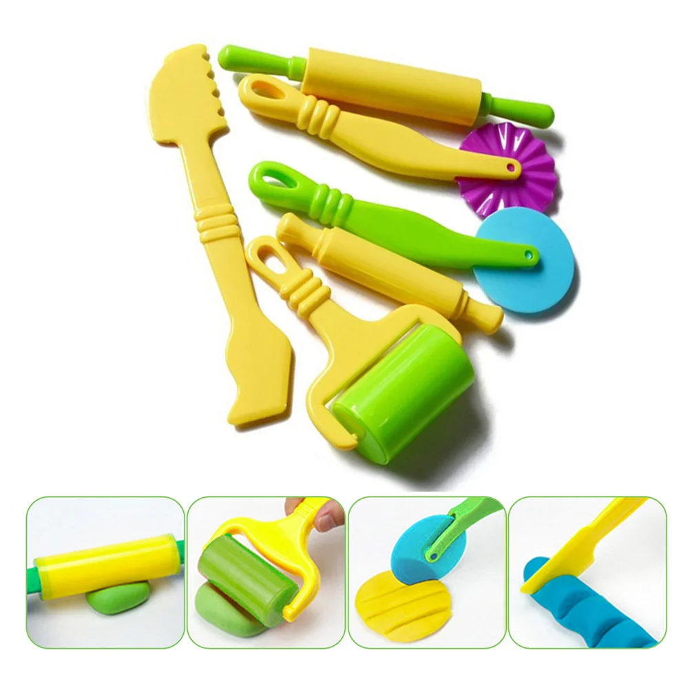 Ensemble d'outils en pâte à modeler pour enfants, jeu créatif, développement éducatif avec extrudeuse de moule, couleurs vives, couleur aléatoire, 32 pièces