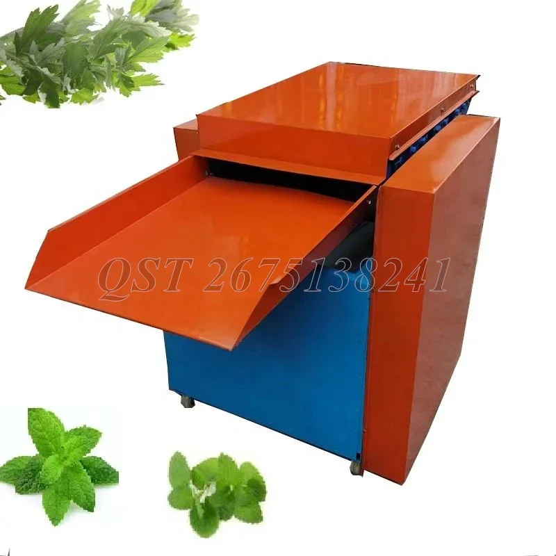 Herbal Stem Leaf Separator Remover Picker Hemp Leaves Stripper Hemp Mint Leaf Stripping Removing Machine