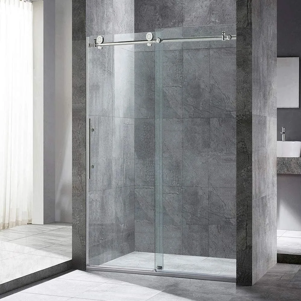 

3/8" Sliding Shower Door | Chrome Finish, 44 x 48"