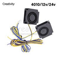 Hi-End Ender 3 Cr10 Blower Fan 4010/5015 Turbo 12V 24V DC Cooling Fans For Ender-3 CR-10 Printer