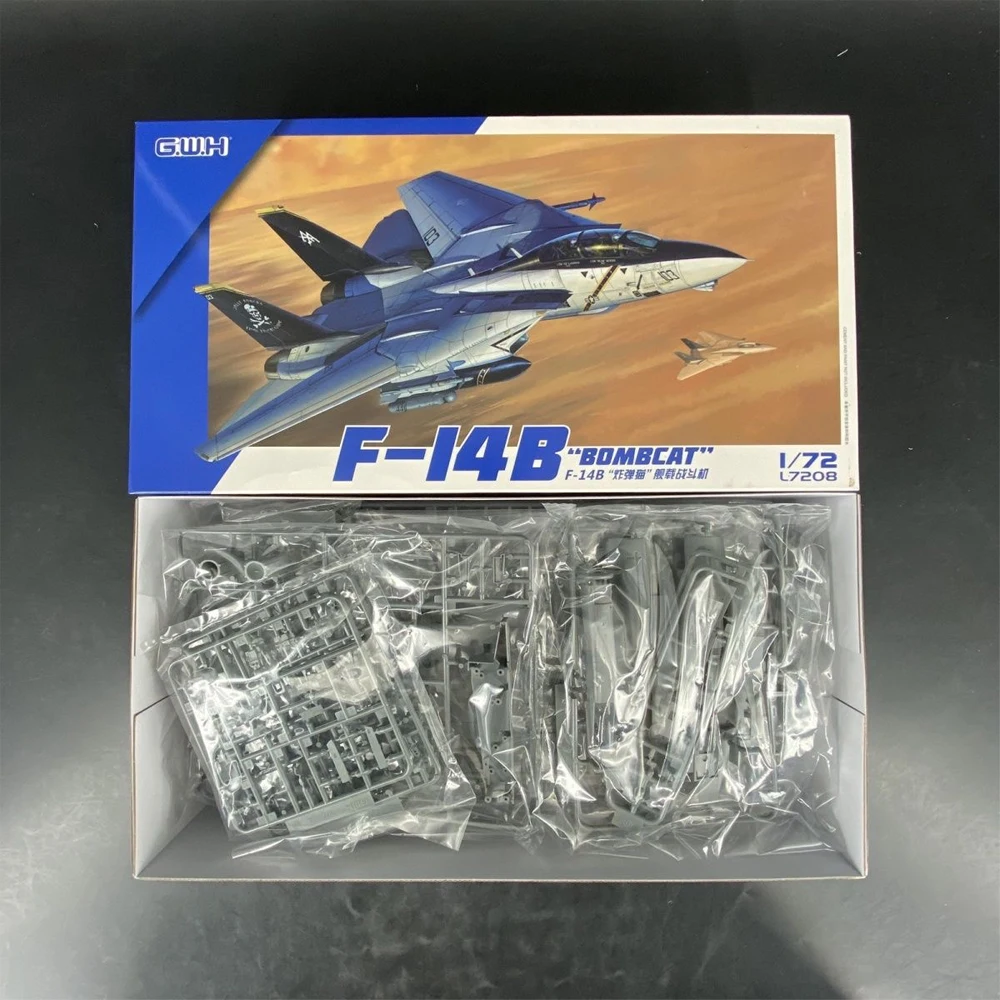 

GWH L7208 масштаб 1:72 US F14 F-14B Bombcat Fighter Jet Bomber самолет пластиковая сборная модель комплект хобби ремесленная игрушка