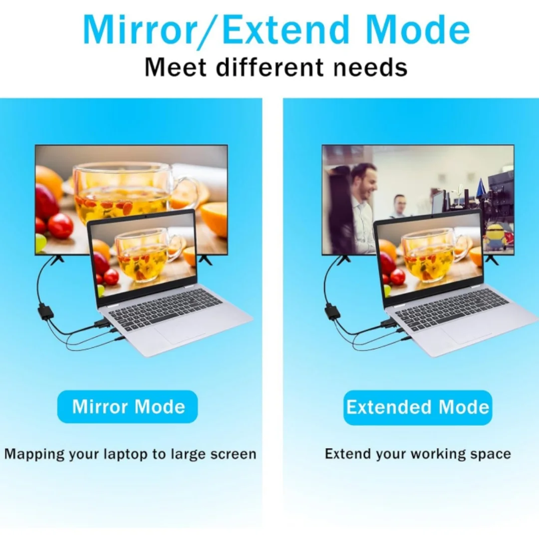 VGA to HDMI Compatible 1080P Adapter VGA Male to HDMI Compatible Female Cable with Audio  for PC Laptop to HDTV Projector - view 5
