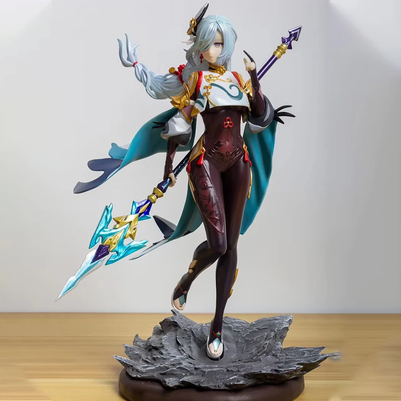 

Genshin Impact Shenhe 30cm Gk Anime Figures Action Figurine Pvc Statue Model Doll Ornaments Room Collection Decoration Toys Gift