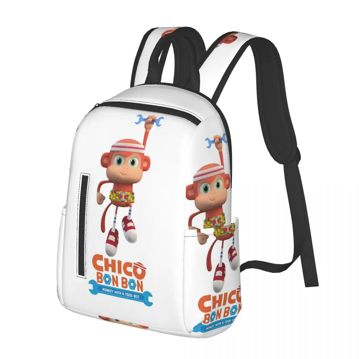 

Chico Bon Bon Student Backpack School Bag Hiking Travel Daypack for Men Women Bookbag Shoulder Bags