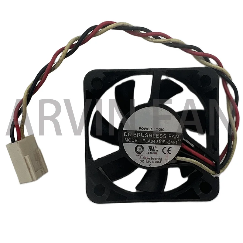 PLA04010S12M-1 4cm 40mm Fan 4010 40x40x10mm DC12V 0.08A Computer CPU North And South Bridge Small Cooling Fan