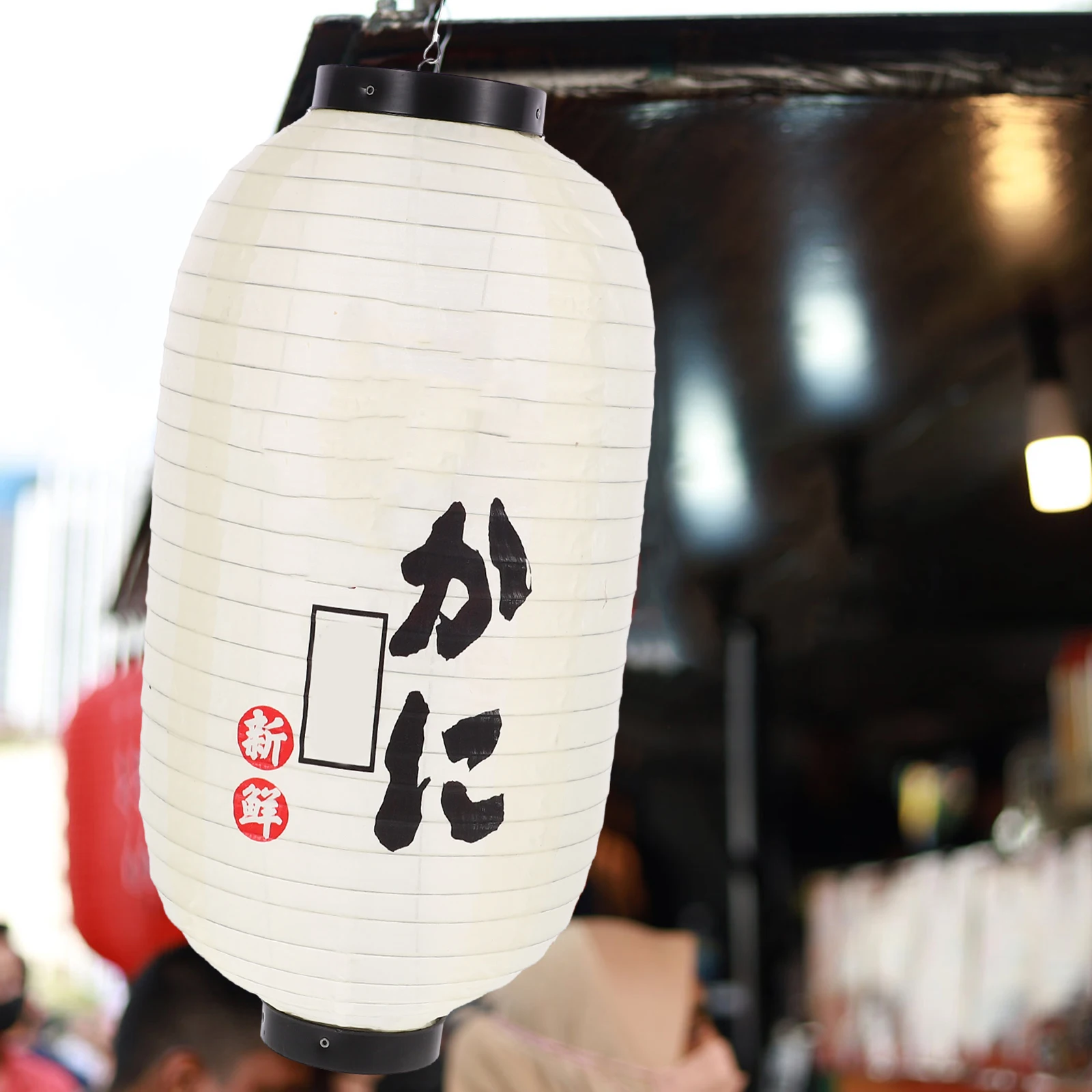 

Silk Cloth 10 Inch White Crab Design for Japanese Restaurant Lantern Restaurant Izakaya Decoration Indoor Hanging nament