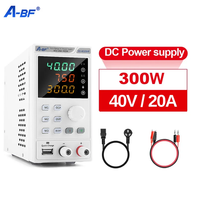 

A-BF Constant Power Supply 300W Laboratory Adjustable 40V 80V 160V 5A 10A 20V Power Bench Source Auto Range DC Voltage Regulator