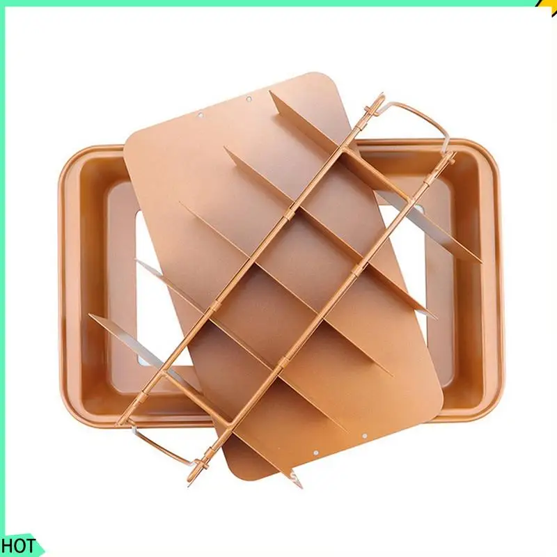 AWAH Brownie Mold For Baking Live-Bottom Solid Non-Stick Coating Thicken Bakeware Tools All For Baking
