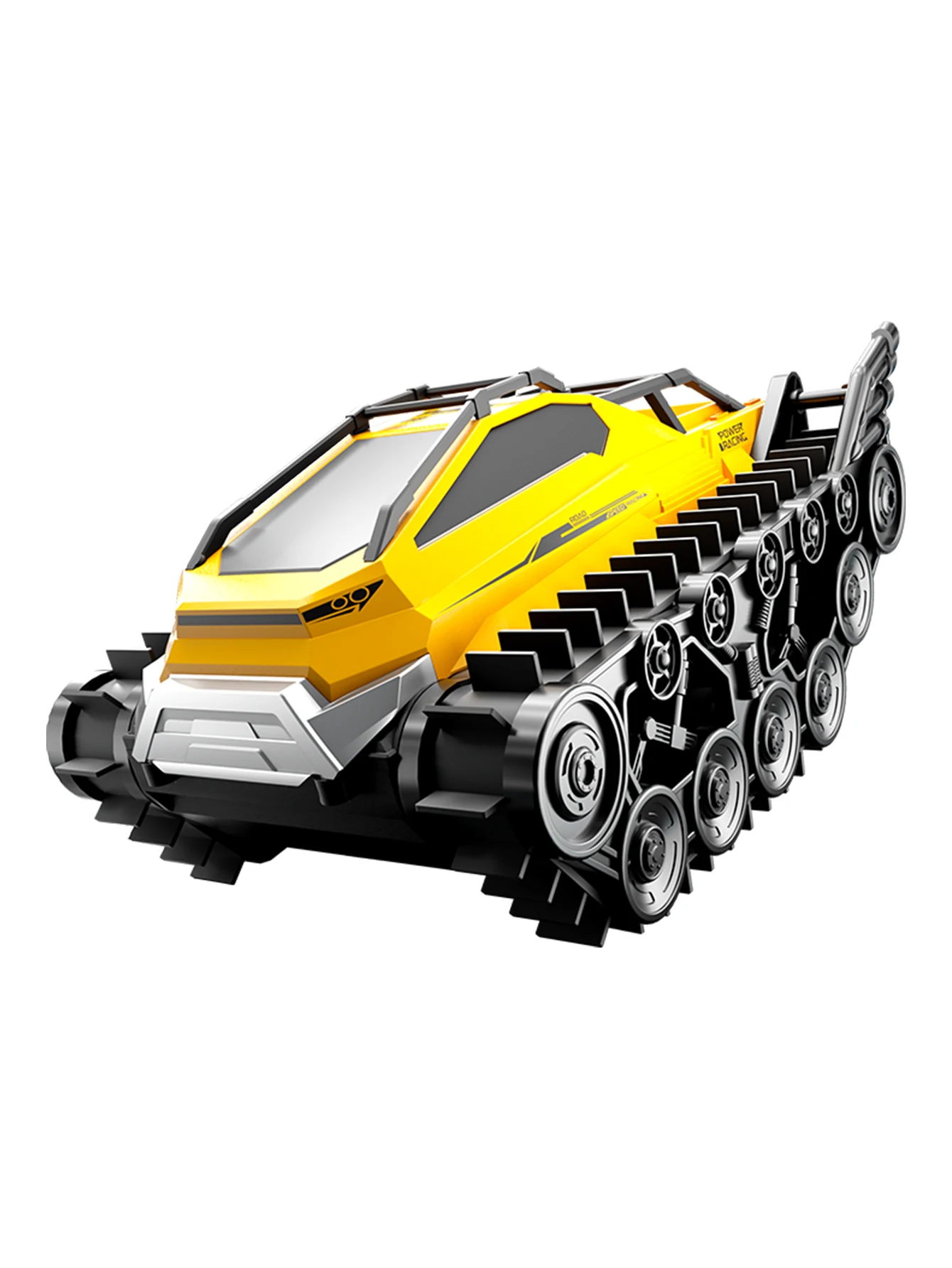 

Желтый танк с дистанционным управлением, электрический трюковый автомобиль, универсальный гусеничный автомобиль-амфибия с дистанционным управлением