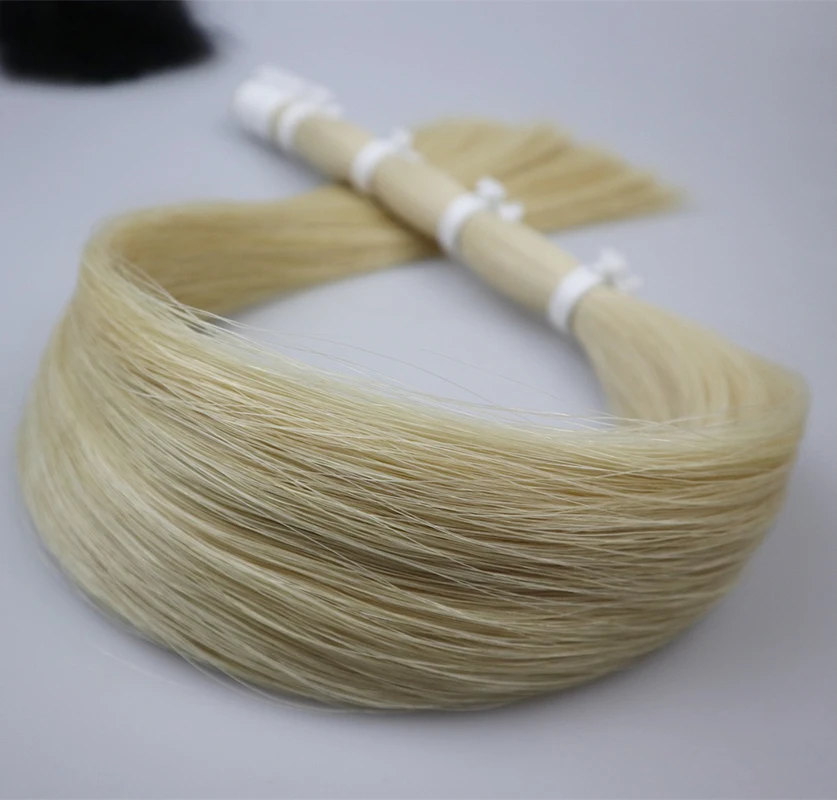 500g White/Black/Brown/Gray Horse Hair,Cello/Double Bass/Violin Bow Hair, 82-85cm DIY HORSE TAIL EXTENSION