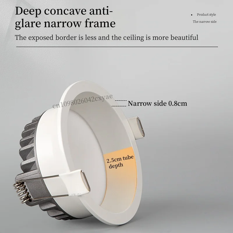 Tuya smart LED downlight sky lantern embedded COB spot light Zigbee 3.0 ceiling light kitchen living room interior lighting bulb