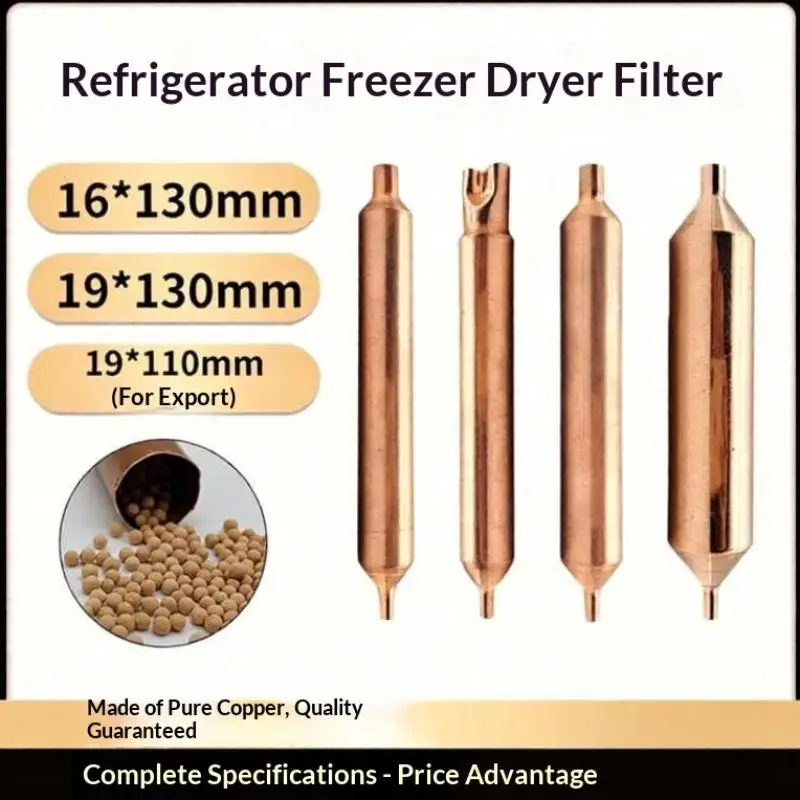 1Pcs Refrigerator Freezer Filter General Dryer Freezer Filter Dryer Single Tube Filter Accessories