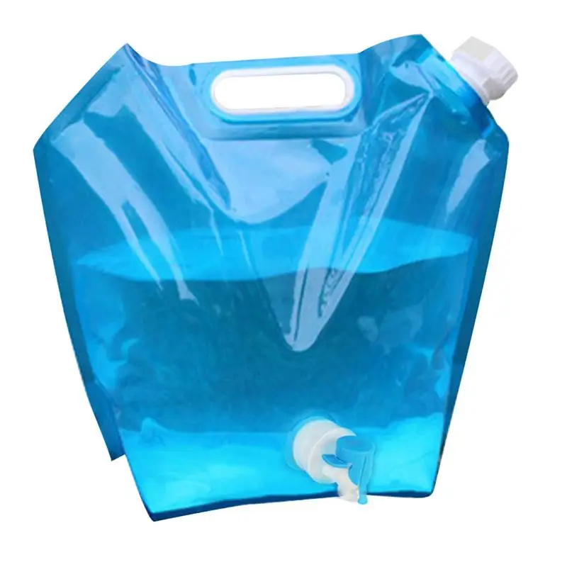 5/10L Foldable Portable Drinking Water Bag Outdoor Camping Hiking Water Storage Bag Thickened Large Capacity Water Container