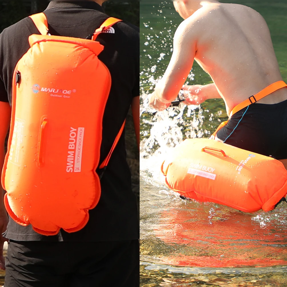 Storable Swimming Ring, Inflatable Safety Float, Individual Airbag Outdoor Life Preserver