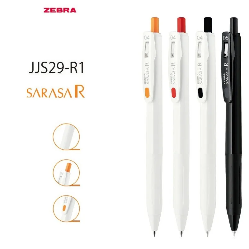 Zebra neutral penJJ29 limited press water-based pen 1pcs White pen holder quick drying ink thick ink pen student exam practice p