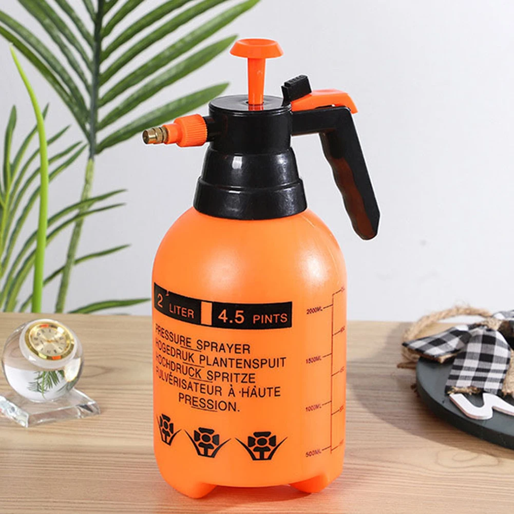 Handpresse-Wassersprüher - 2L Garten-Gießkanne mit Verstellbarem Kopf für Pflanzen und Topfpflanzen - Druckluftpumpe