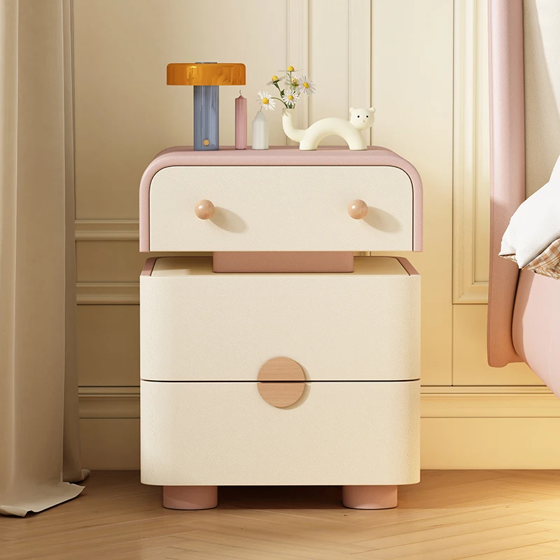 

Cute Storage Night Table Design Reative Elegant Modern Nightstand Trendy Aesthetic Mesas De Noches Dormitorio Bedroom Furniture