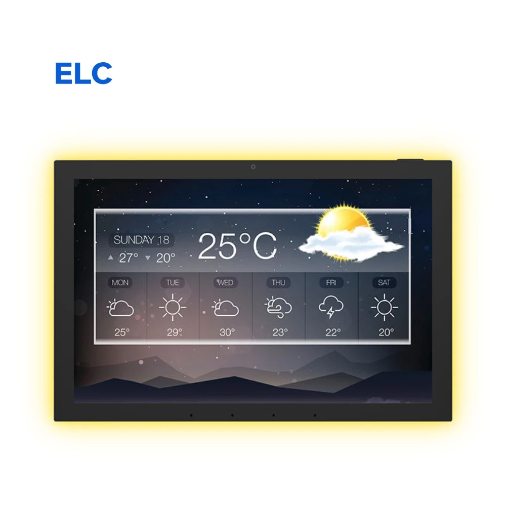 unique2025 NEW Arrivals RK3566 Multi Interfaces 10 Inch Wall Mounting Smart Home Hub Remote Voice Control Wifi Tablet